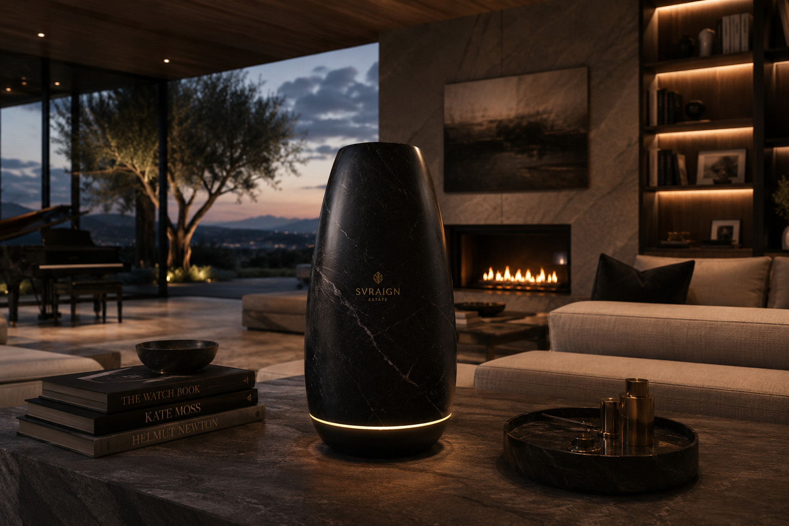 SVRaiGN Estate private household intelligence device in a family living room